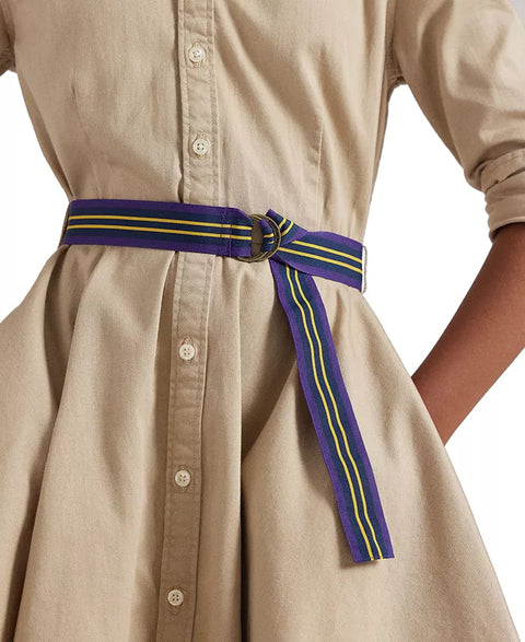 Polo Ralph Lauren Big Girls Belted Cotton Chino Shirtdress |Polo Ralph LaurenIn Lebanon