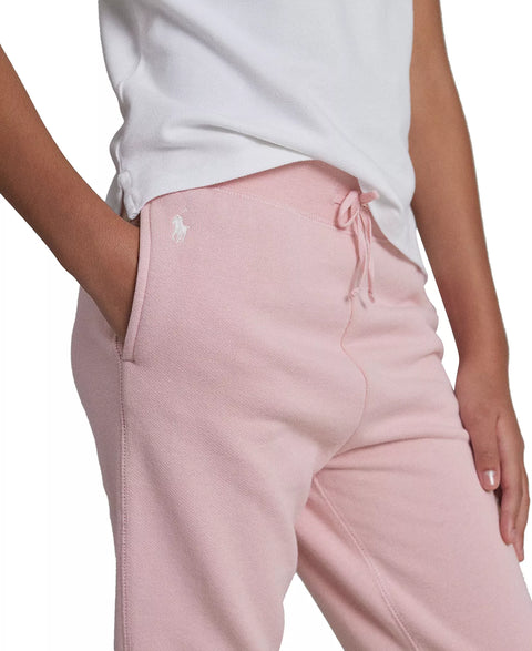 Polo Ralph Lauren Girls Pink Washed French Terry Leggings | Polo Ralph Lauren In Lebanon