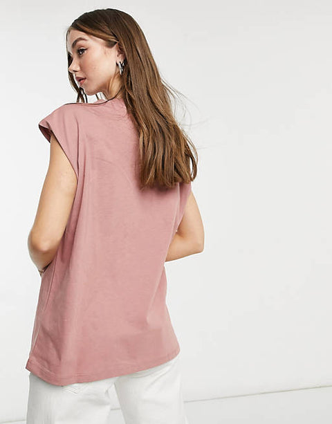 ASOS Design Women's Dusty Rose T-Shirt AMF1668 shr