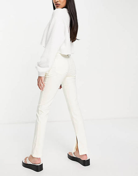 Asos Design Women's Beige Trouser ANF520 (LR54) shr