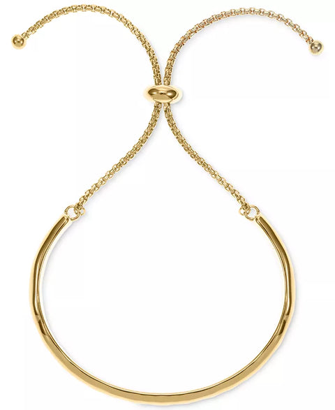 Style & Co Women's Gold Hammered Bolo Bracelet | Style & Co In Lebanon