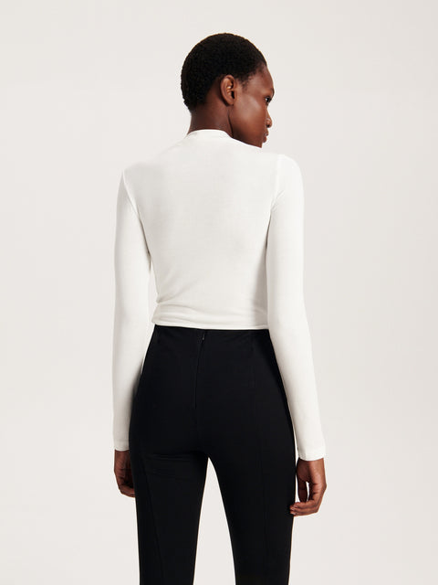 Reserved Women's Black Split-hem Trousers | Reserved In Lebanon