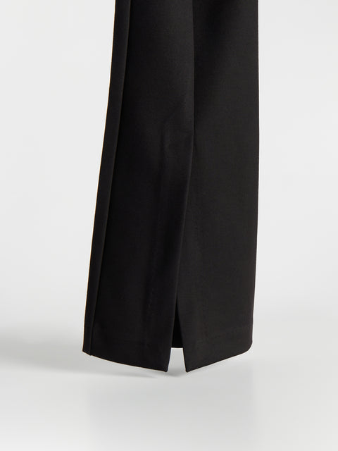 Reserved Women's Black Split-hem Trousers | Reserved In Lebanon