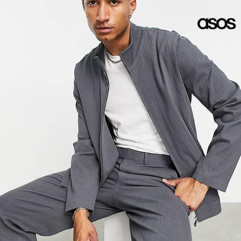 ASOS DESIGN  Men's gray Jacket 101250103 AMFJ103   R12(zone7) mz5