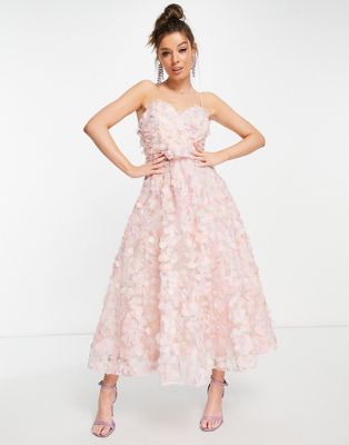 Forever U Women's Pink Dress AMF2394(SHR)