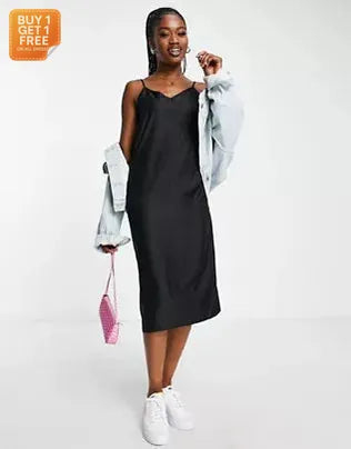 Asos Design Women's Black Dress ANF1094