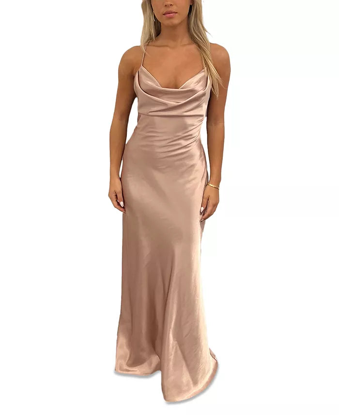 Morgan & Company Women's Nude Dress ABF51