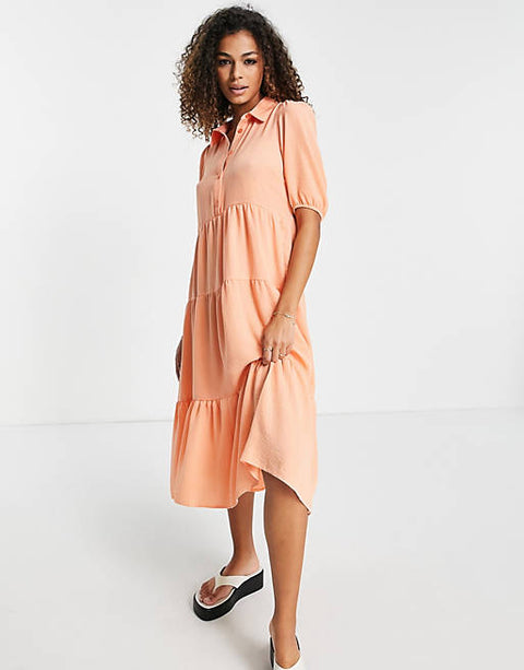 New Look Women's Coral  Dress AMF1137(N1)