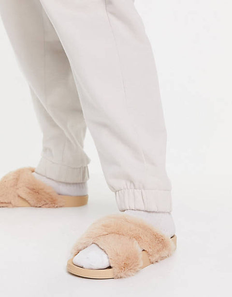 ASOS Design  Women's Beige   Slipper 101255517  AMS243 (shoes24)