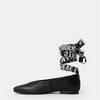 Steve Madden Women's Black Fosse Ballet Flat | Steve Madden In Lebanon