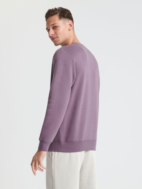 Sinsay Men's Plum Crew Neck Long Sleeve Sweatshirt |Sinsay In Lebanon
