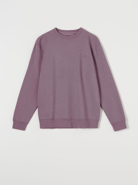 Sinsay Men's Plum Crew Neck Long Sleeve Sweatshirt |Sinsay In Lebanon