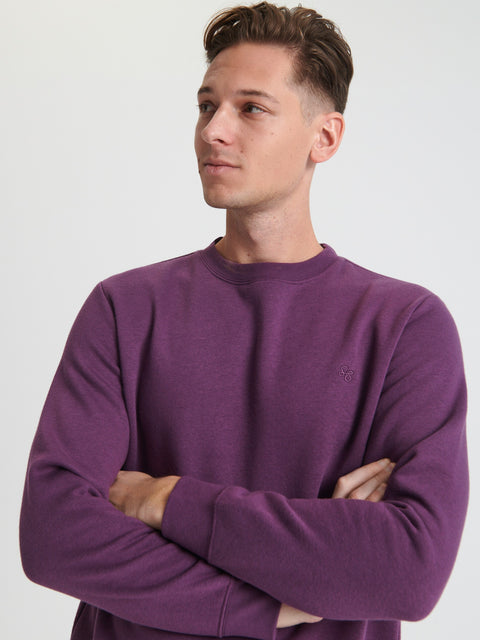 Sinsay Men's Dark Purple Sweatshirt | Sinsay In Lebanon
