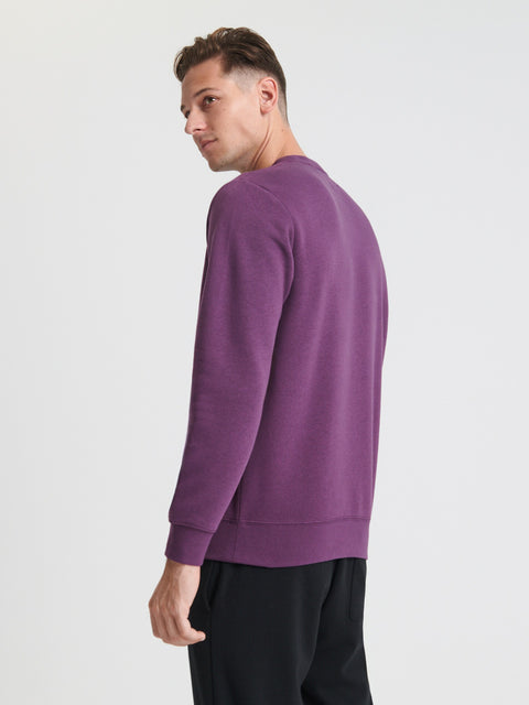 Sinsay Men's Dark Purple Sweatshirt | Sinsay In Lebanon