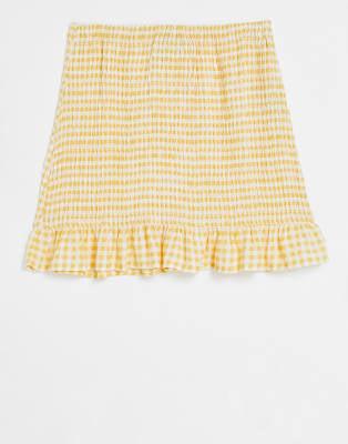 ASOS DESIGN Women's Yellow Skirt ANF2495