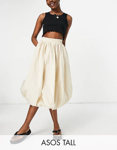 ASOS Design Women's Cream Skirt AMF2115 LR17
