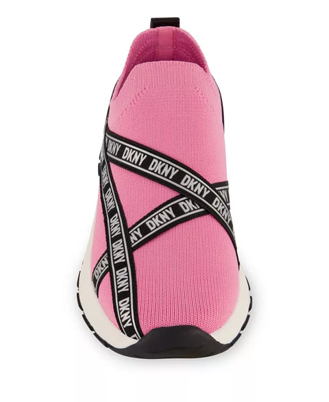 DKNY Girl's Fuchsia Danni Knit Slip On Sneakers | DKNY In Lebanon