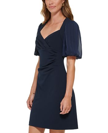 DKNY Women's Navy Blue Dress ABF50