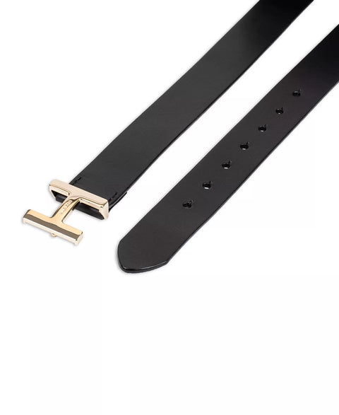 Tommy Hilfiger Women's Black H Monogram Buckle Belt | Tommy Hilfiger In Lebanon