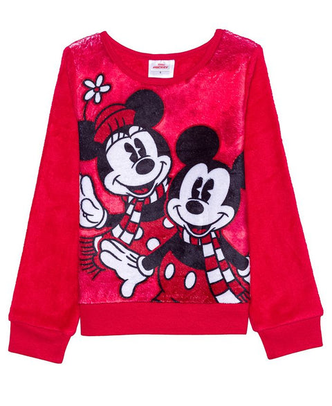 Disney Girl's Red Sweatshirt ABFK69(ma24,mz36),(me26)