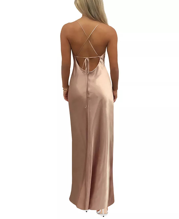 Morgan & Company Women's Nude Dress ABF51