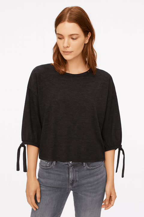 Mango Women's Washed Grey Short-Sleeve T-Shirt | Mango in Lebanon