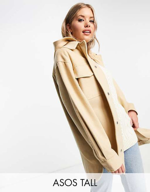 Asos Design Women's Beige Jacket ANF2882