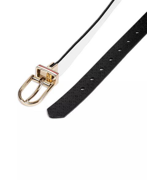 Tommy Hilfiger Women's Black & White Reversible Casual Belt | Tommy Hilfiger In Lebanon