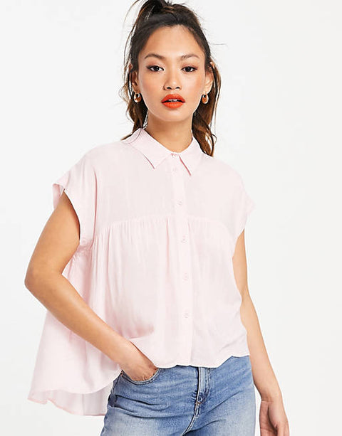 ASOS Design Women's Pink Shirt AMF1585 shr