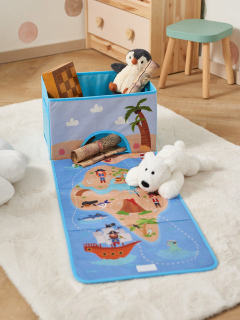 Sinsay Light Blue Storage Box With A Print | Sinsay In Lebanon