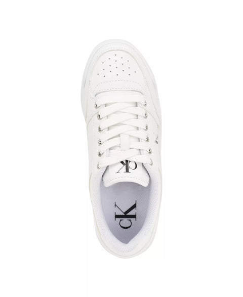 Calvin Klein Women's White Alondra Casual Lace-Up Platform Sneaker | Calvin Klein In Lebanon