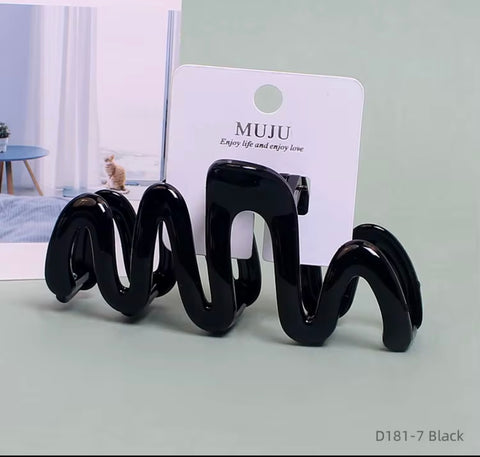 Muju Sweet Fairy Wave Hair Claw Clips |Muju In Lebanon