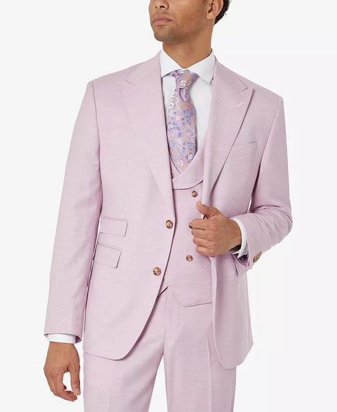 Tayion Collection Men's Pink Classic-Fit Vest abf5357