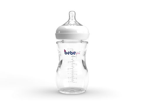 Bebedou Ultra-Wide Neck Feeding Bottle 260ml 3m+  (BBD1112) | Bebedou In Lebanon
