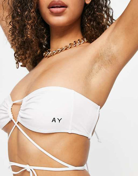 Asyou Women's White Petite Blouse ANF2611