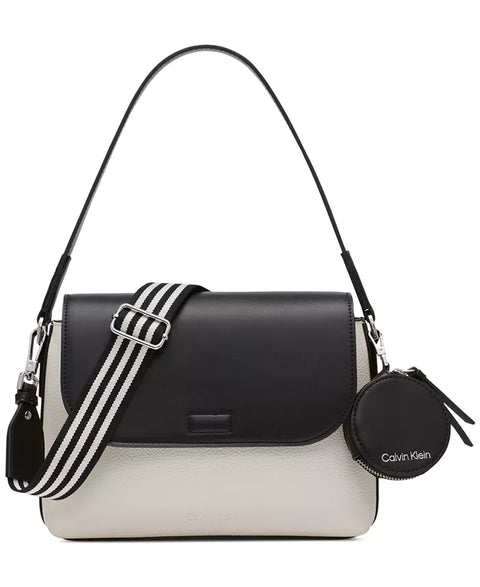 Calvin Klein  Women's Black\White 2-Pieces Shoulder Bag | Calvin Klein In Lebanon