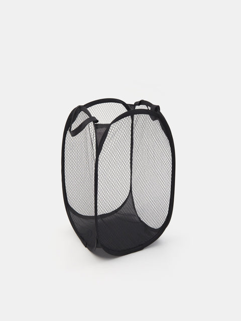 Sinsay Black Mesh Woven Storage Basket | Sinsay In Lebanon