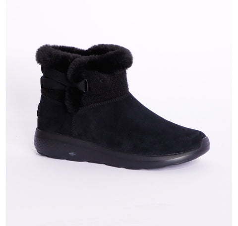 Skechers Women's Black On-the-GO City Water Repellent Suede Boots | Skechers In Lebanon