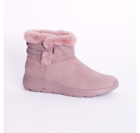Skechers Women's Mauve On-the-GO City Water Repellent Suede Boots | Skechers In Lebanon