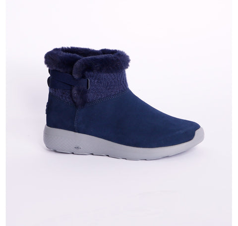 Skechers Women's Navy On-the-GO City Water Repellent Suede Boots | Skechers In Lebanon