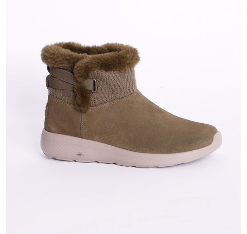 Skechers Women's Olive On-the-GO City Water Repellent Suede Boots | Skechers In Lebanon