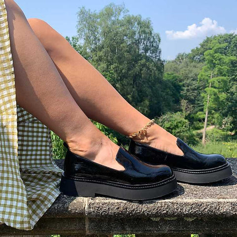 Asos Design Women's Black Flat Loafers ANS922