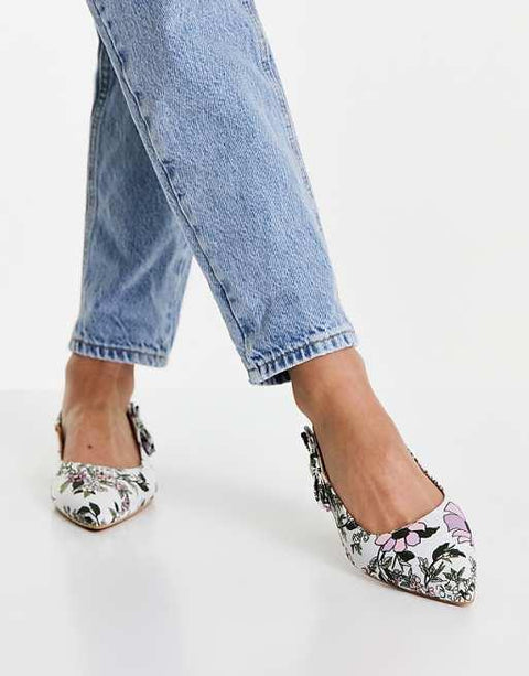 Asos Design Women's Floral Casual Shoes ANS845