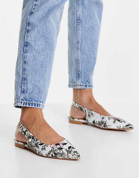 Asos Design Women's Floral Casual Shoes ANS845