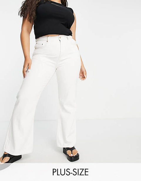 Lost Ink Women's White Jeans 101292902 AMF746  (FM42)