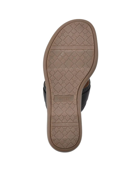Cliffs by White Mountain Women's Black Benedict Thong Comfort Sandals | Cliffs by White Mountain In Lebanon