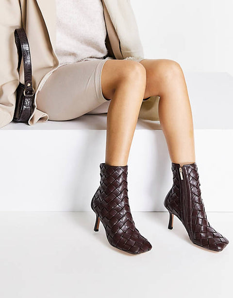 ASOS Design  Women's Dark Brown Boot ANS41 (Shoes51)