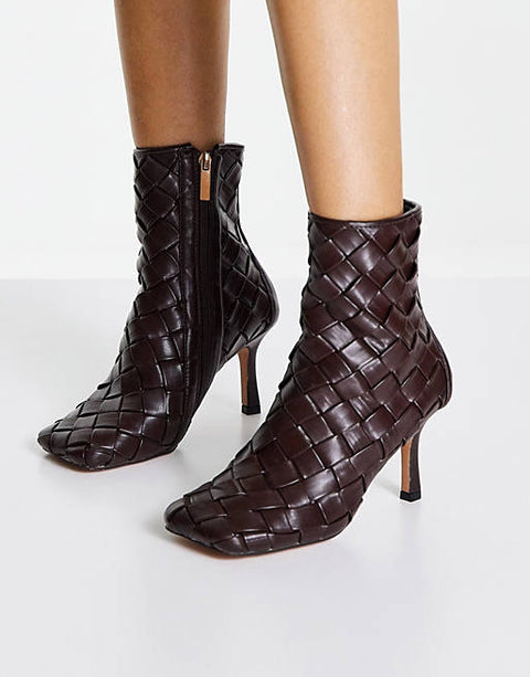 ASOS Design  Women's Dark Brown Boot ANS41 (Shoes51)