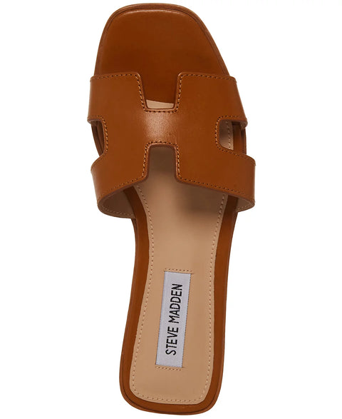 Steve Madden Women's Cognac Hadyn Slide Sandals | Steve Madden In Lebanon