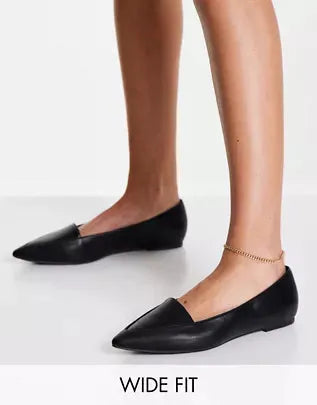 Asos Design Women's Black Ballerinas ANS699